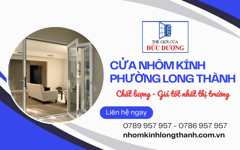 Cửa nhôm kính phường Long Thành