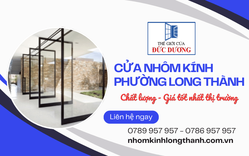 Cửa nhôm kính phường Long Thành